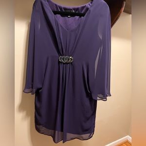 Beautiful purple elegant dress